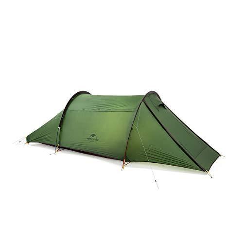 Naturehike クラウドトンネルテント ダブルレジデントトンネルテント キャンプ用 2人用 バックパッキングトンネルテント ライトトレッキング (フォレストグ