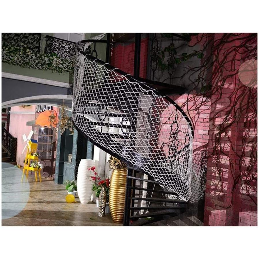 クリアランス純正 HUJB Protection Netting Outdoor Fence Net， Backyard Swing Set Protective Net， Balcony Banister Netting， Protective Stair Net， 5cm Mesh， 5mm