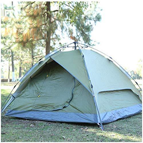 格安SALEスタート！ Automatic Outdoor ShiSyan Speed Tent Speed Open Beach Camping Visor Waterproof Tent Three-use Double-Layer People 3-4 Open その他テント