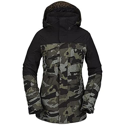 Volcom Leda Gore-Tex Snowboard Jacket Womens Sz L Service Green