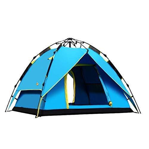 最安挑戦！ Camping Outdoor Tent, KXA Automatic Blue) : (Color Tent Camping Fishing People 3-4 Tent, その他テント