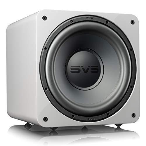 SVS SB-1000 プロサブウーファー ピアノ グロスホワイト | 12インチドライバー 325ワット RMS シールドキャビネット