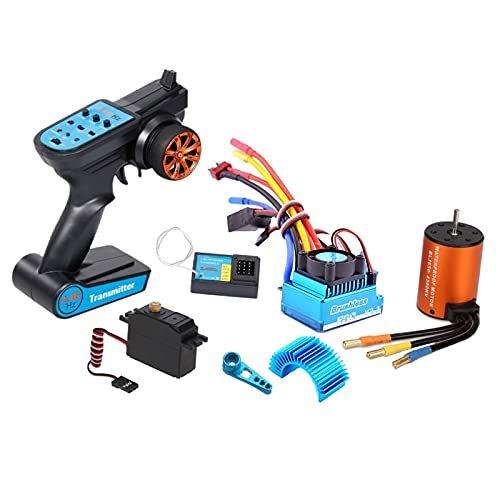 Colcolo Wltoys 12428 FY-03RC用レシーバースイングアーム付き7xCトランスミッターセット