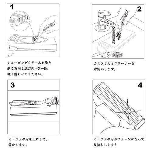 【送料無料】Cannelle カミソリ刃クリーナー 　”BladeTech”　ブレードテック　 カミソリ刃の寿命を延ばす　シェービング用 |  | 03