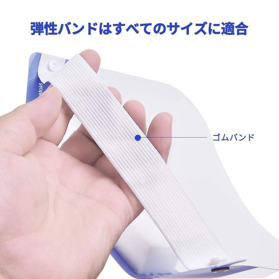 フェイスシールド 2枚　透明 フェイスガード 簡易防護面 調整可能 飛沫感染対策　ウイルス対策 |  | 03