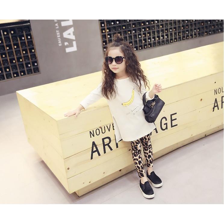 子供服　レオパード　レギンス　ヒョウ柄　キッズ　スパッツ　タイツ　女の子 |  | 01