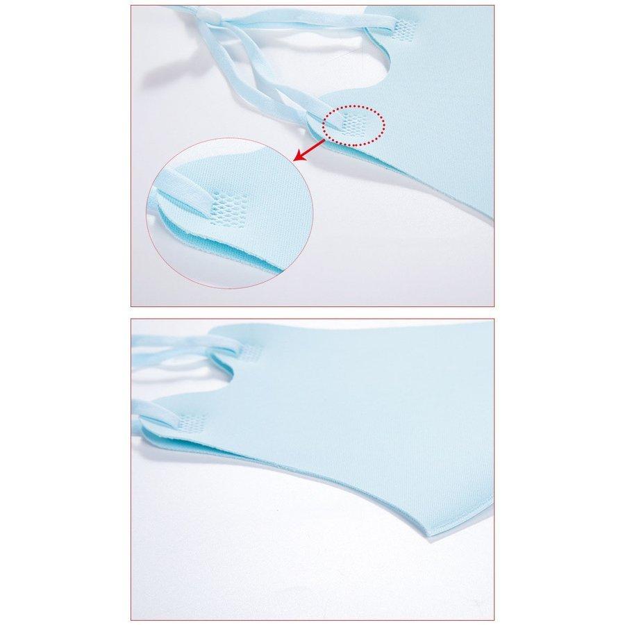 大人用　マスク　3枚入り　冷感　夏用　洗えるマスク　接触冷感　アイスシルクコットン　個包装　サイズ調節可能 |  | 02