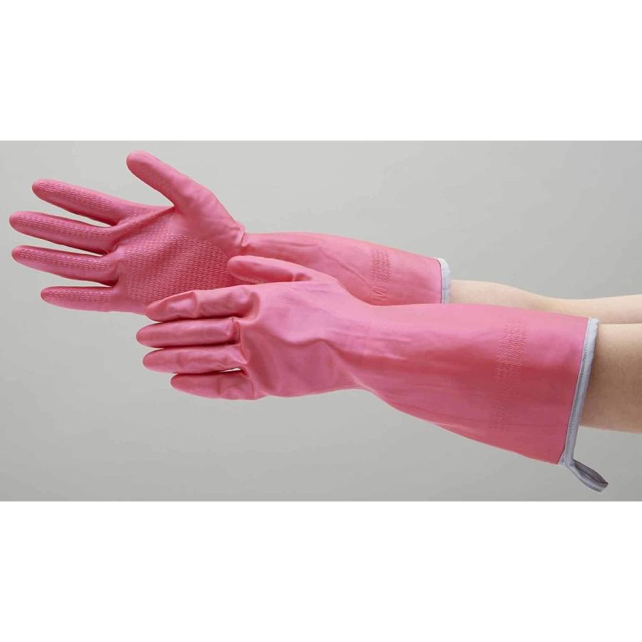 ダンロップ ホームプロダクツ ゴム手袋 作業用 天然ゴム さらさらりん ピンク M |  | 05