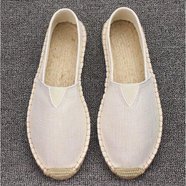 リネンシューズ エスパドリーユ 麻靴 メンズ スリッポンシューズ ローファー スニーカー 靴 サマーシューズ サンダル 通気性 夏物 高価値セリー