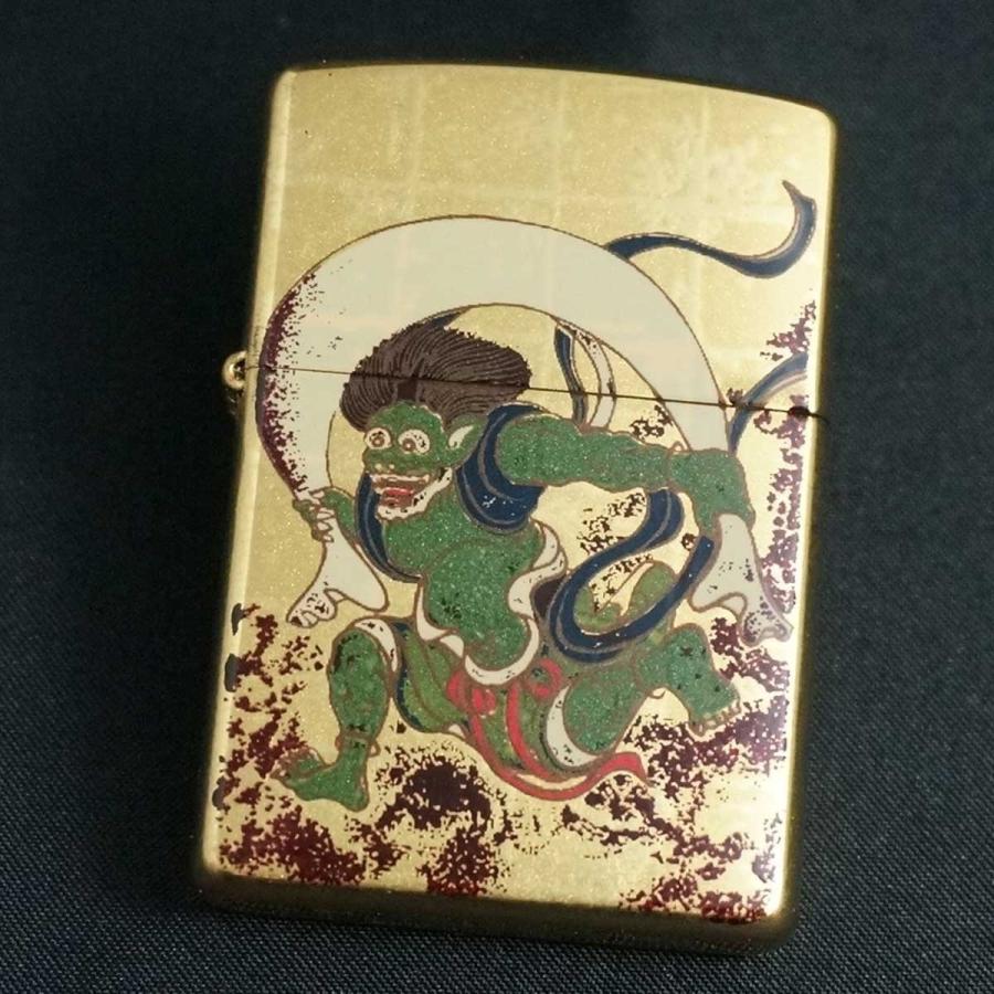 ZIPPO ジッポ 風神・本金箔張り #2GP-FU 日本製