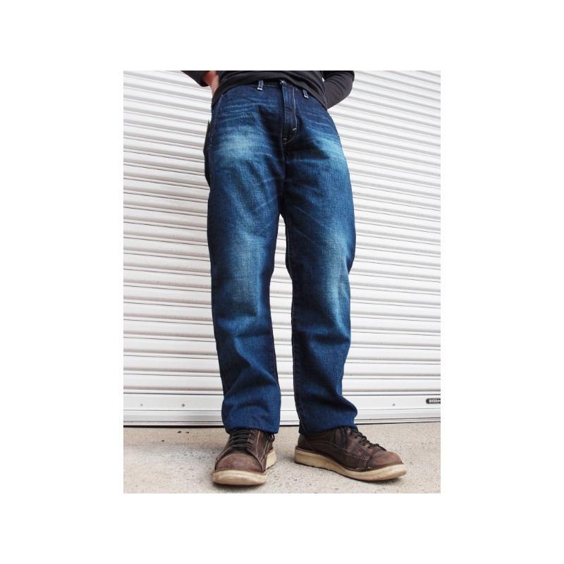 桃太郎ジーンズ 'GTB'13ozエイジングデニムトラウザー MOMOTARO
