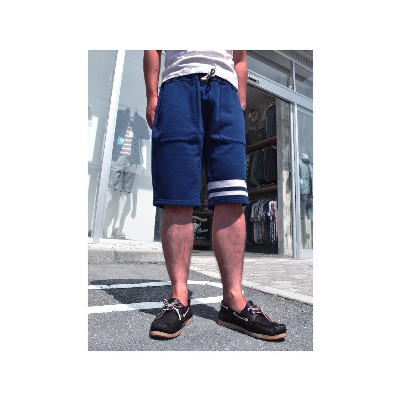桃太郎ジーンズ 'GTB'スウェットショーツ MOMOTARO JEANS EASY 桃太郎ジーンズ 'GTB'スウェットショーツ MOMOTARO JEANS EASY