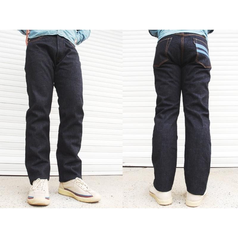 桃太郎ジーンズ EASY NAVY別注 15.7oz出陣ナチュラルテーパードデニム MOMOTARO JEANS EASY NAVY  岡山 児島 日本製 国産 0302EN メンズ アメカジ 送料無料｜easy-navy｜15