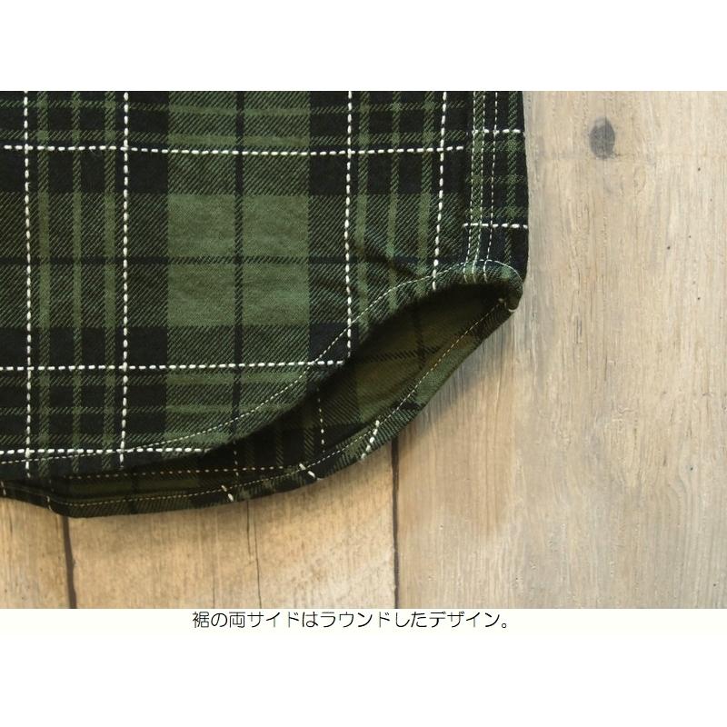 桃太郎ジーンズ　クラッシックフィット　オリジナルチェックシャツ　長袖 桃太郎ジーンズ 'Classic Fit'オリジナルチェックシャツ