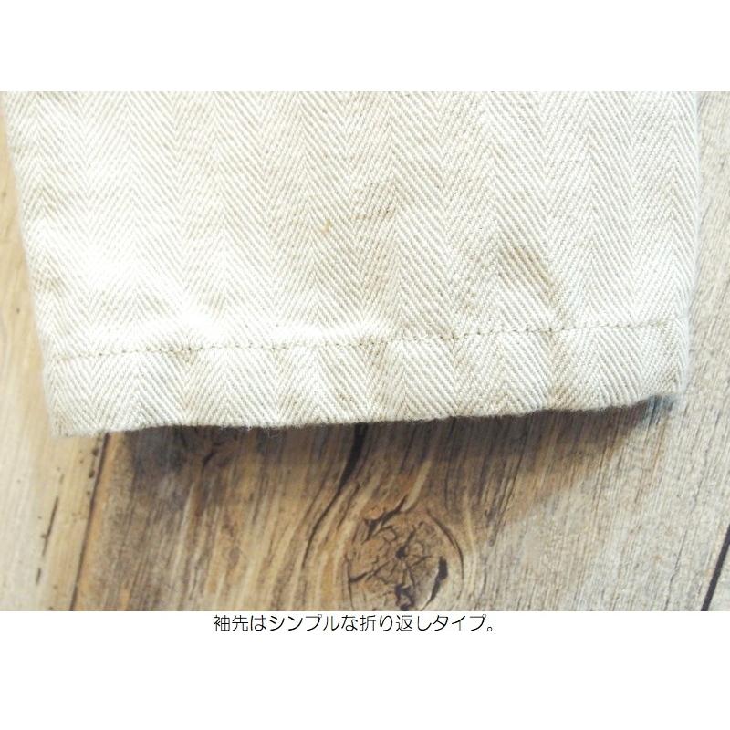 桃太郎ジーンズ（MOMOTARO JEANS） ヘリンボーンコットンリネン