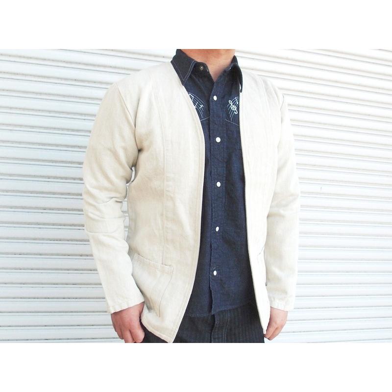 桃太郎ジーンズ（MOMOTARO JEANS） ヘリンボーンコットンリネン