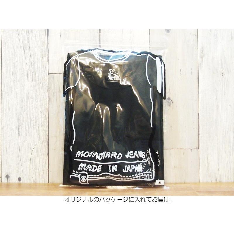 桃太郎ジーンズ（MOMOTARO JEANS） 写楽プリントデニムポケットT