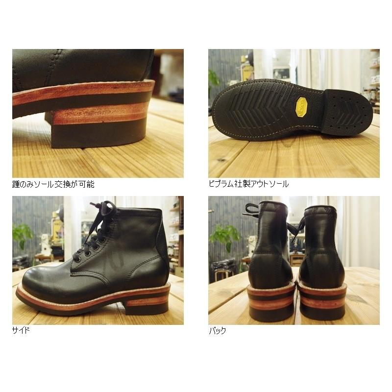 PISTOLERO（ピストレロ） 6インチプレーントゥレースアップブーツ