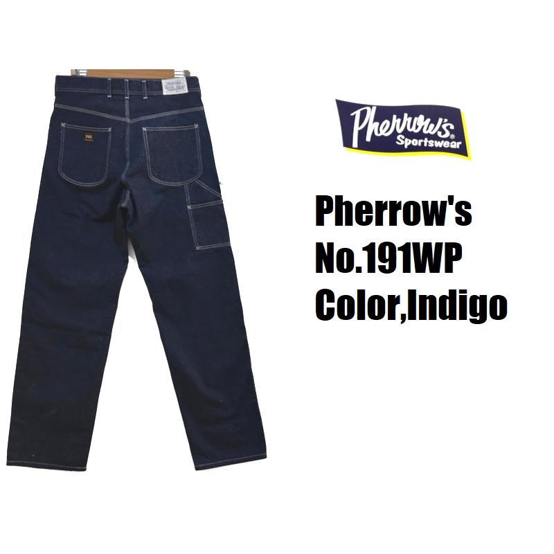 Pherrow's（フェローズ） デニムペインターパンツ Pherrow's EASY NAVY