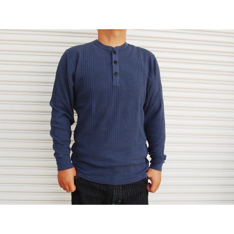 Pherrow's（フェローズ） ジャガードヘンリーネックロンT Pherrow's