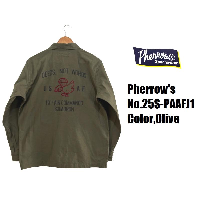 Pherrow's（フェローズ） 'COMMAND SQUADRON'シャツジャケット