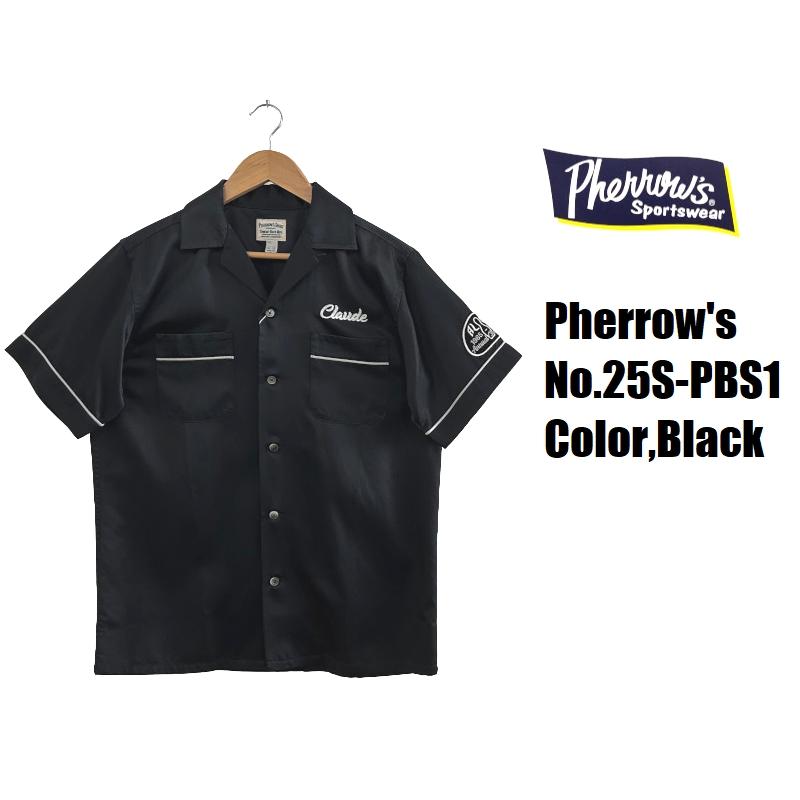 Pherrow's（フェローズ） 'ALMA LANES'ボーリングシャツ Pherrow's