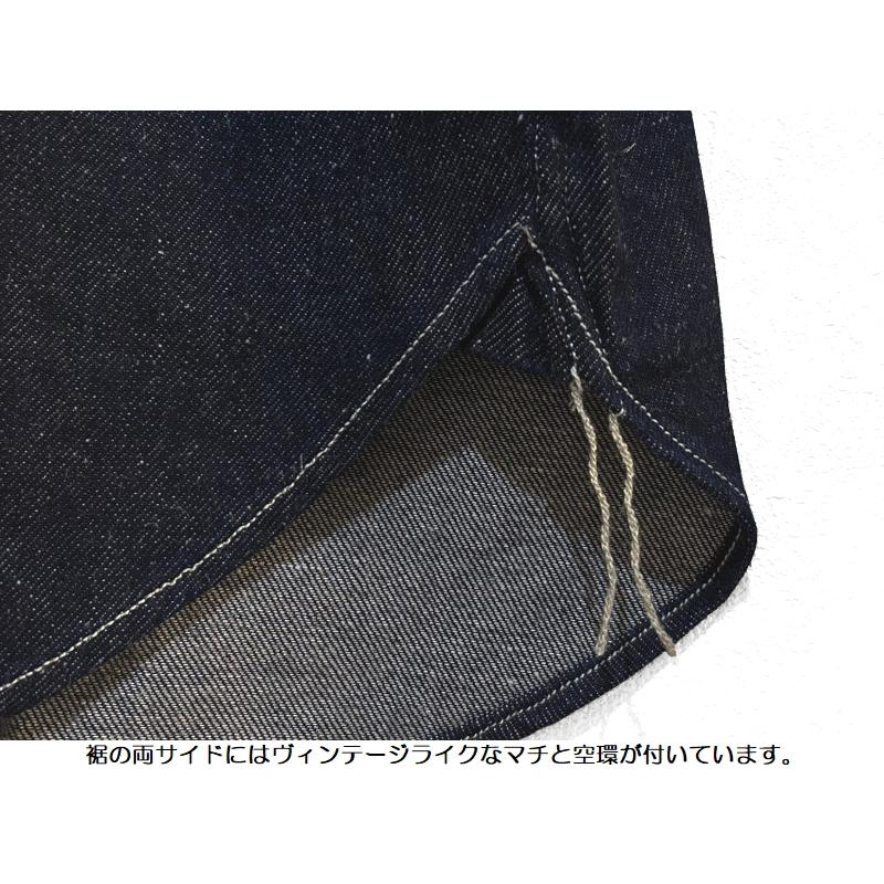Pherrow's（フェローズ） 'U.S.NAVY'コットンリネンデニムシャツ