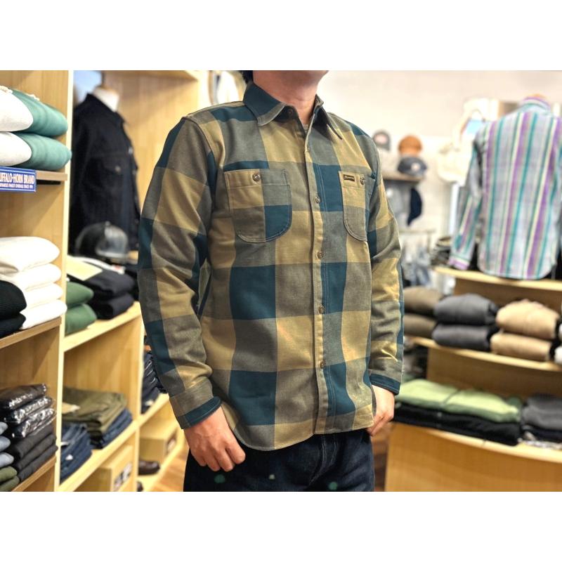 Pherrow's（フェローズ） ヘビーフランネルシャツ Pherrow's EASY NAVY