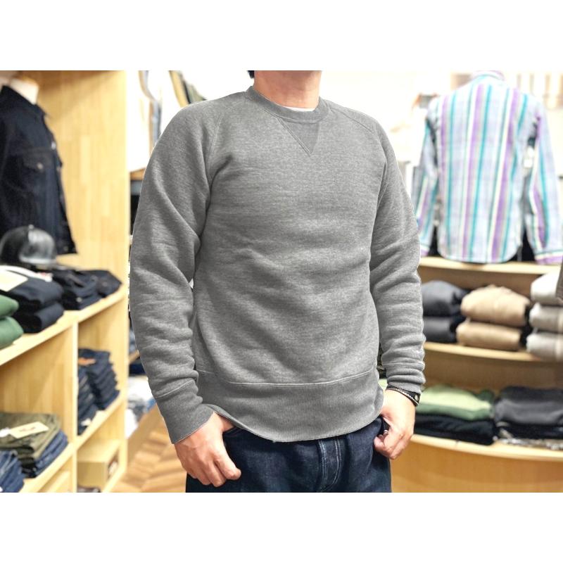 PHERROW’S フェローズ　スウェット プルオーバー　ネイビー × グレー Pherrow's（フェローズ） フリーダムスリーブスウェット Pherrow's