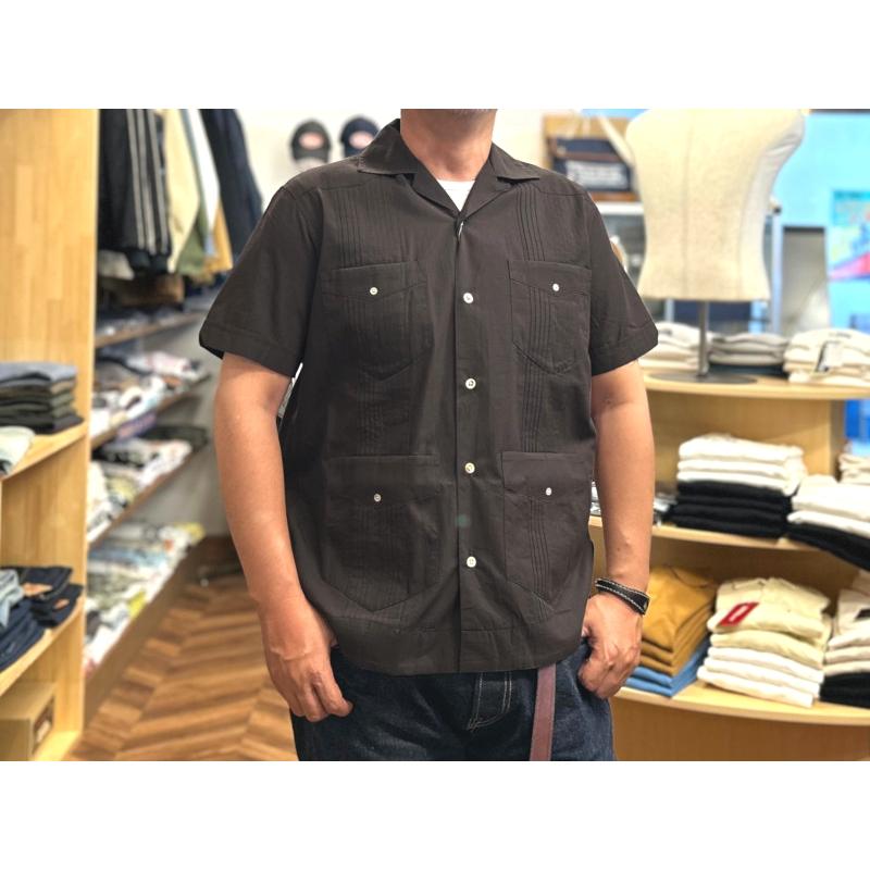 Pherrow's（フェローズ） コットンキューバシャツ Pherrow's EASY NAVY