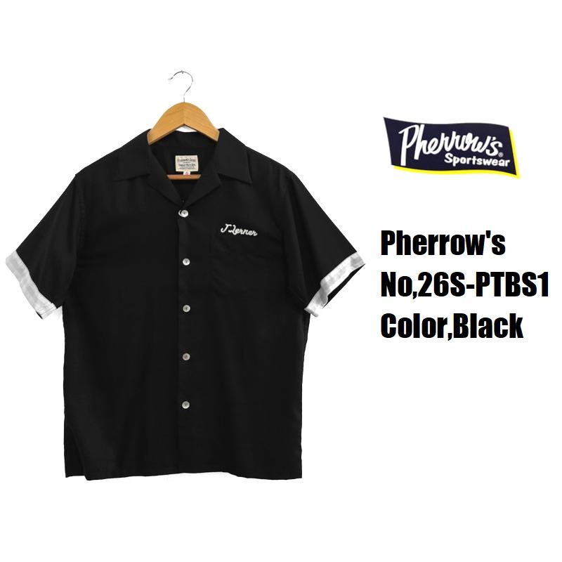 Pherrow's（フェローズ） 'FUSHIMI'レーヨンボーリングシャツ
