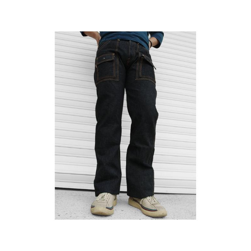 UES（ウエス） 14.9ozデニムブッシュパンツ UES EASY NAVY 400E 国産