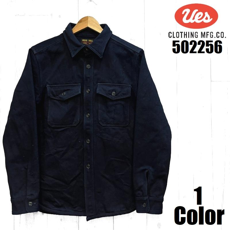 UES（ウエス） インディゴトリコティンシャツ UES EASY NAVY 502256