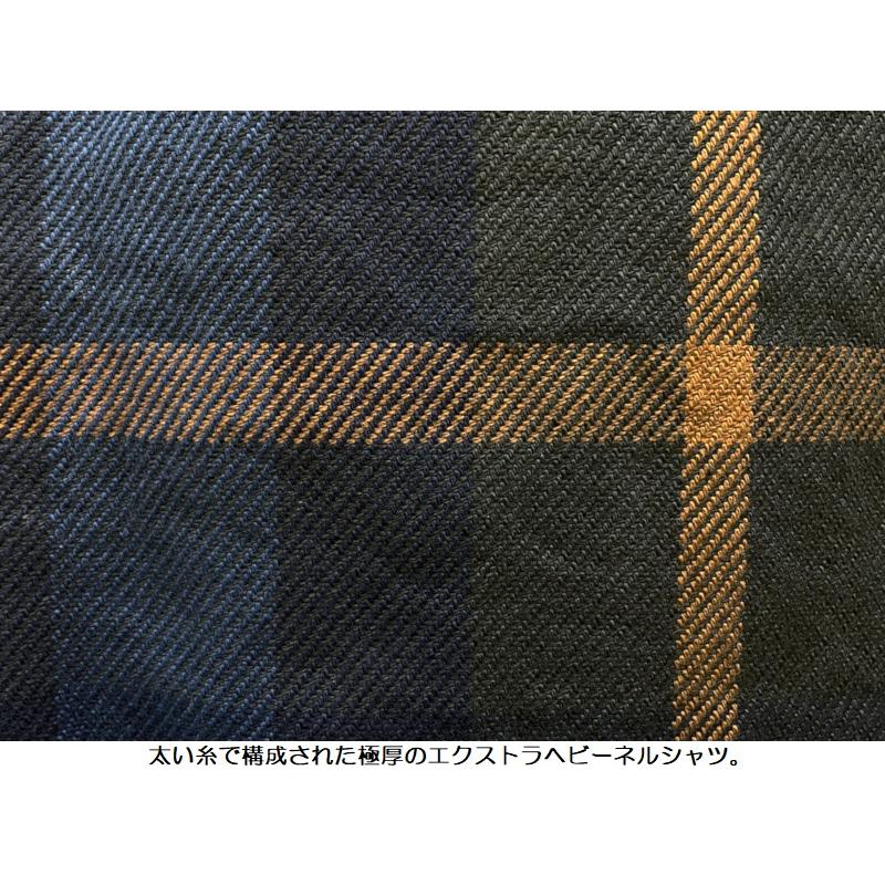 UES（ウエス） エクストラヘビーネルシャツ UES EASY NAVY 502354 長袖