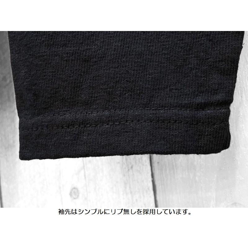 ウエス 9.5ozスラブネッププレーンロンT UES EASY NAVY 602301 長袖 Tシャツ 無地 国産 日本製 メンズ アメカジ 送料無料｜easy-navy｜09