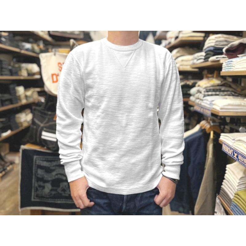 UES（ウエス） 片畦ニットVガゼットロンT UES EASY NAVY 602530 長袖