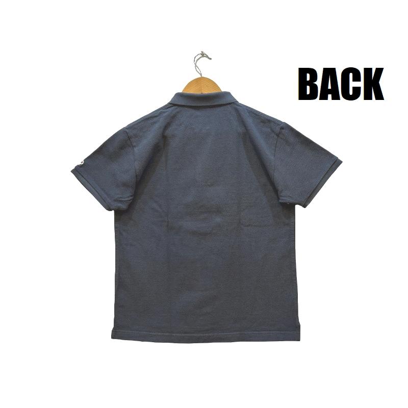 UES（ウエス） 吊編み鹿の子ポロシャツ UES EASY NAVY 67LW 半袖 国産