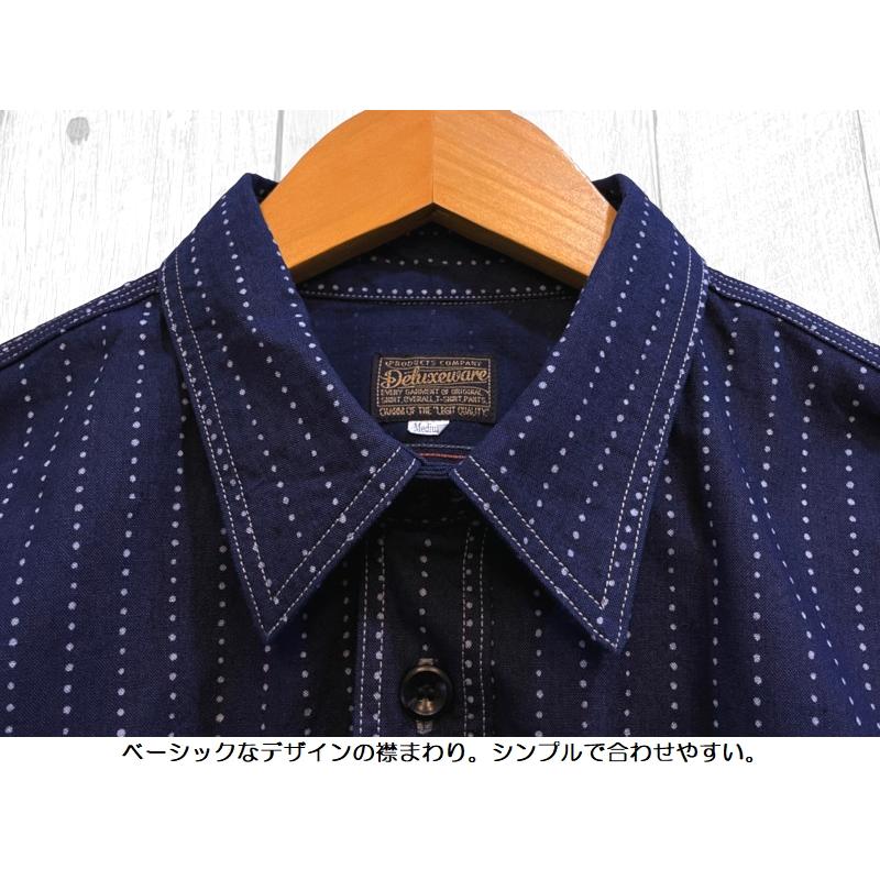 【US.Lサイズ】デラックスウエア　7620A 期中　ウォバッシュシャツUS.L DELUXEWARE デラックスウエア 'REAL VINTAGE'ウォバッシュワーク