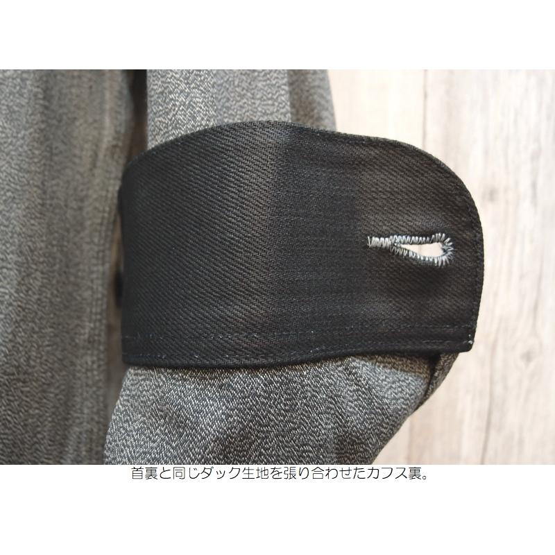 DELUXEWARE（デラックスウエア） 40'Sブラックシャンブレーシャツ