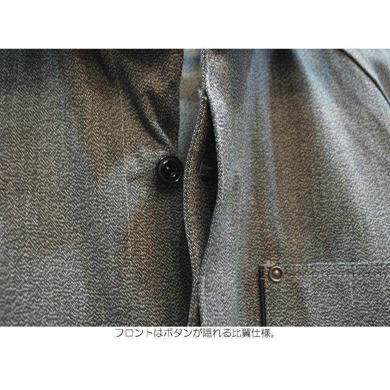 DELUXEWARE（デラックスウエア） 40'Sブラックシャンブレーシャツ