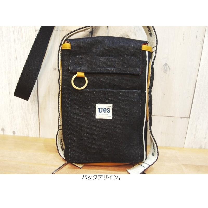 UES ウエス 23ozデニムショルダーポーチ EASY NAVY 812054