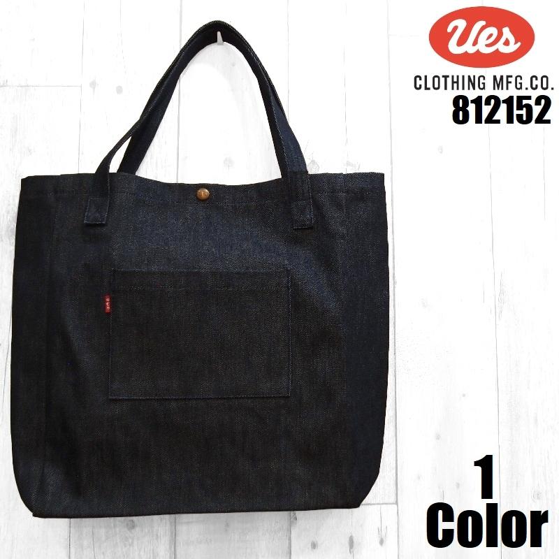UES ウエス ナイロンデニムトートバッグ EASY NAVY 812152 国産 日本製 