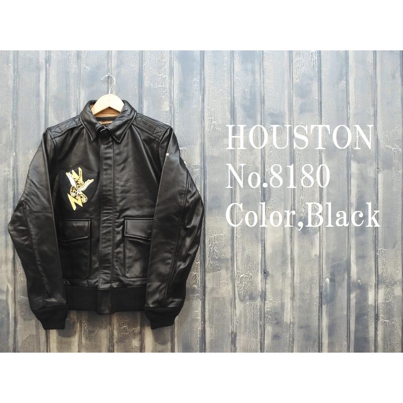 A-2 フライトジャケット 38 HOUSTON社 HOUSTON（ヒューストン） 'FLYING TIGER'A-2レザージャケット HOUSTON