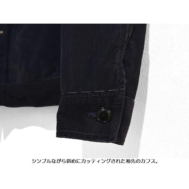 ダリーズ＆コー コーデュロイジャケット DALEE'S＆Co DELUXEWARE デラックスウエア EASY NAVY 81C 国産 日本製 メンズ アメカジ 送料無料の画像