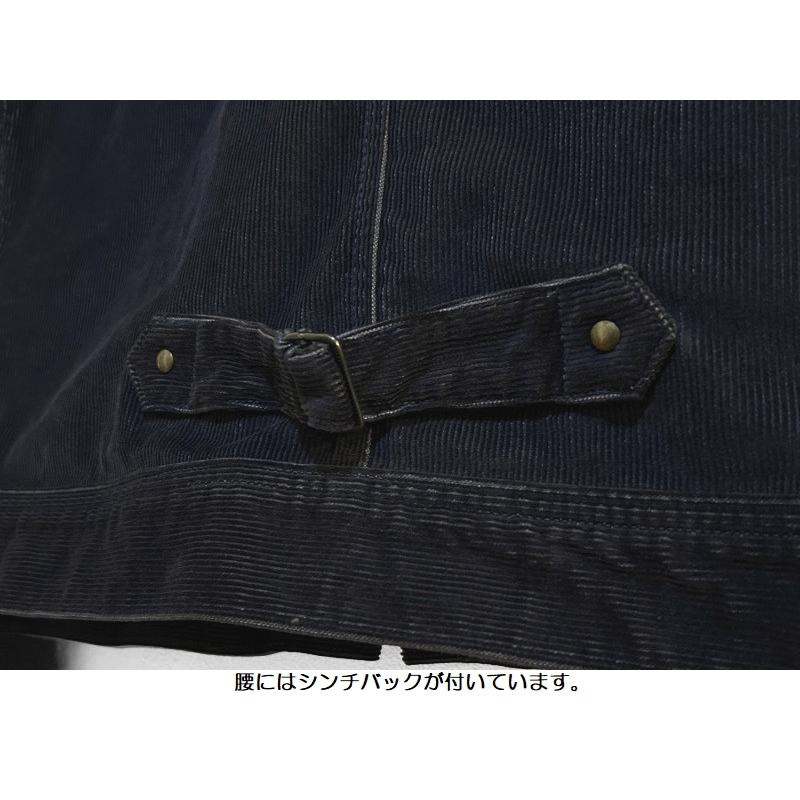ダリーズ＆コー コーデュロイジャケット DALEE'S＆Co DELUXEWARE デラックスウエア EASY NAVY 81C 国産 日本製 メンズ アメカジ 送料無料の画像