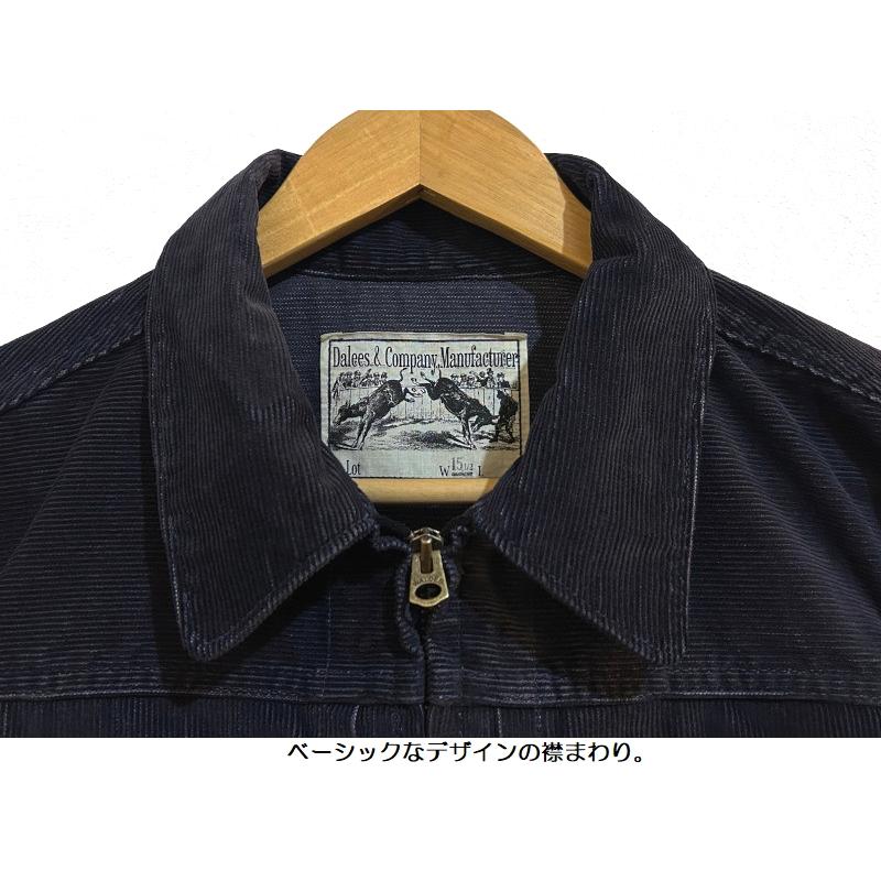 ダリーズ＆コー コーデュロイジャケット DALEE'S＆Co DELUXEWARE デラックスウエア EASY NAVY 81C 国産 日本製 メンズ アメカジ 送料無料の画像