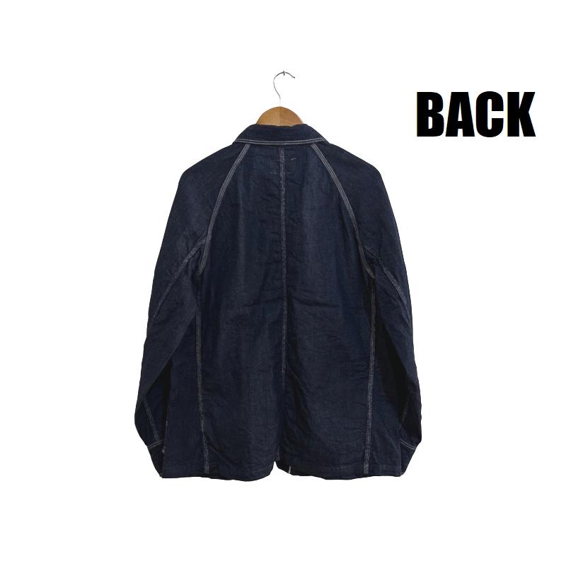 UES（ウエス） デニムレイルロードジャケット UES EASY NAVY 912603