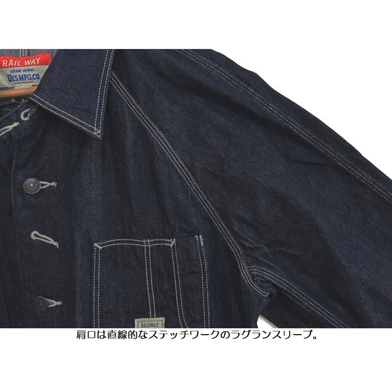 ues（ウエス）rail way ヘリンボーン　デニムカバーオール DENIM COVERALLS – UES OFFICIAL ONLINE SHOP