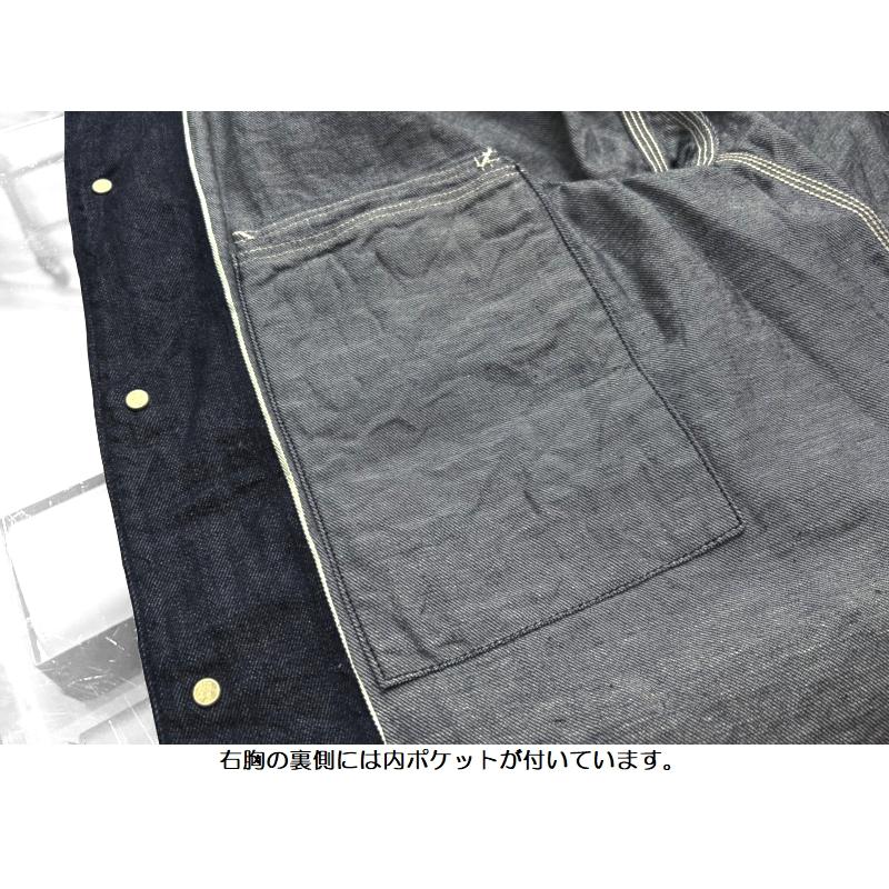 UES（ウエス） デニムレイルロードジャケット UES EASY NAVY 912603