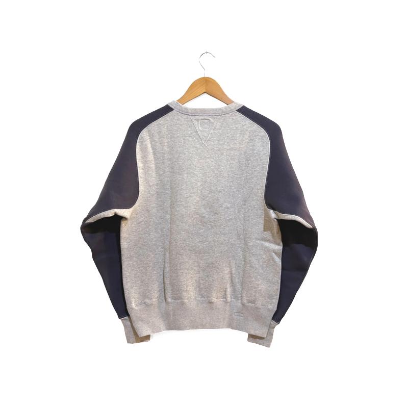 ジェラード 'Champs'２トーンクルーネックスウェット JELADO EASY NAVY AB13232 長袖 国産 日本製 メンズ アメカジ 送料無料 | JELADO | 02